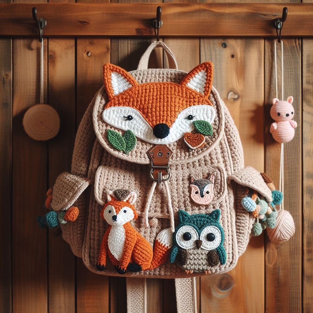 Crochet Animal Backpack