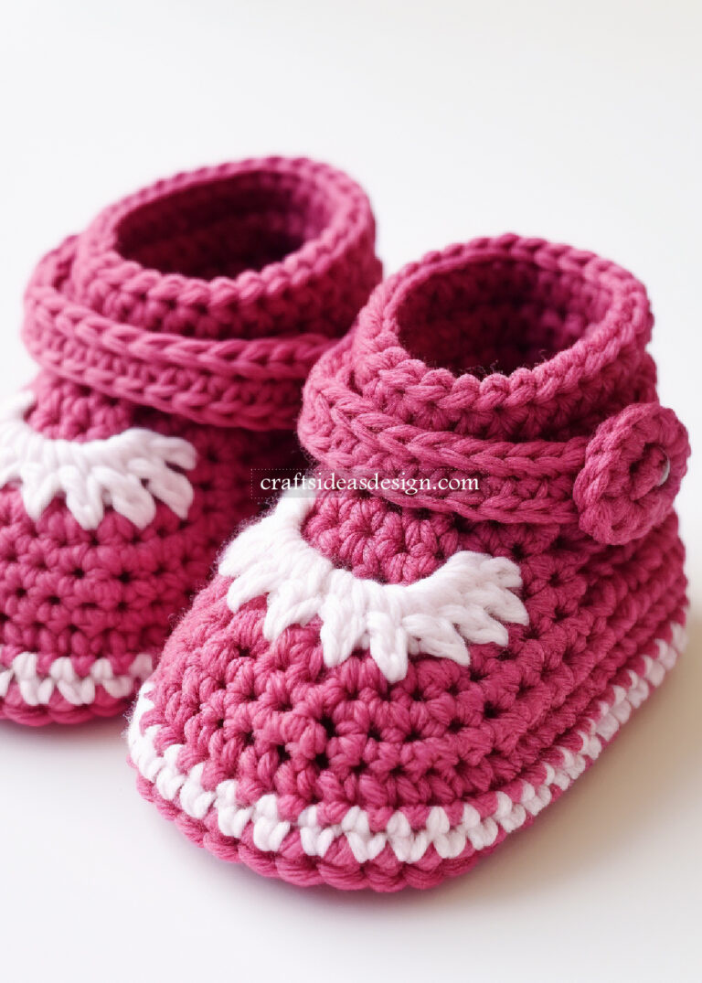 20 Crochet Baby Booties - Crafts Ideas