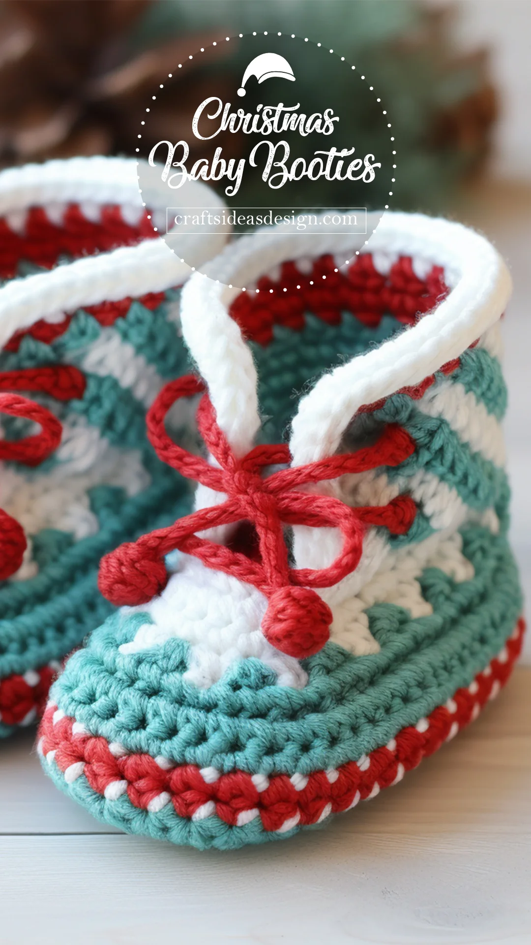 Ideas Baby Booties Christmas