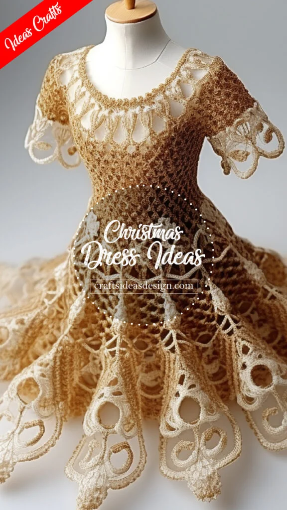 20 crochet dresses Christmas