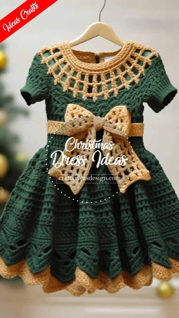 20 crochet dresses Christmas