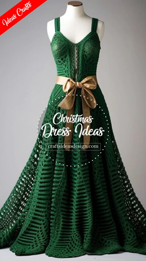 20 crochet dresses Christmas
