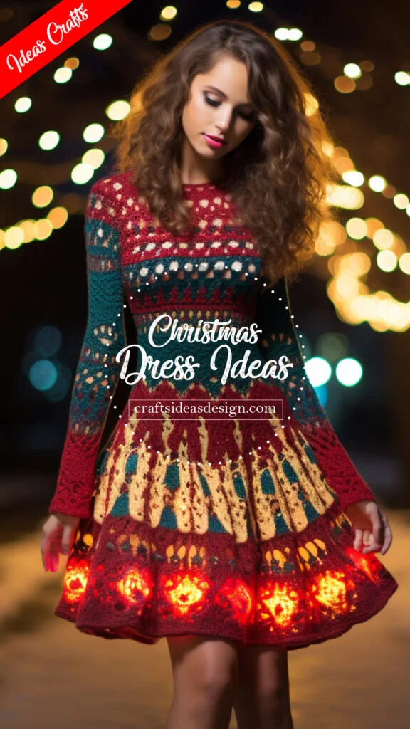 20 crochet dresses Christmas