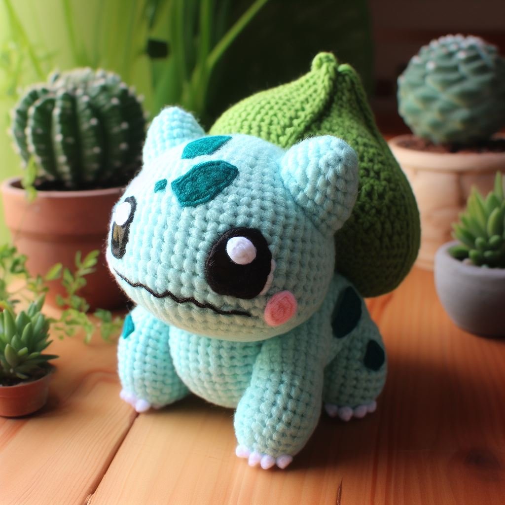 Pokemon Bulbasaur Amigurumi - Free Pattern