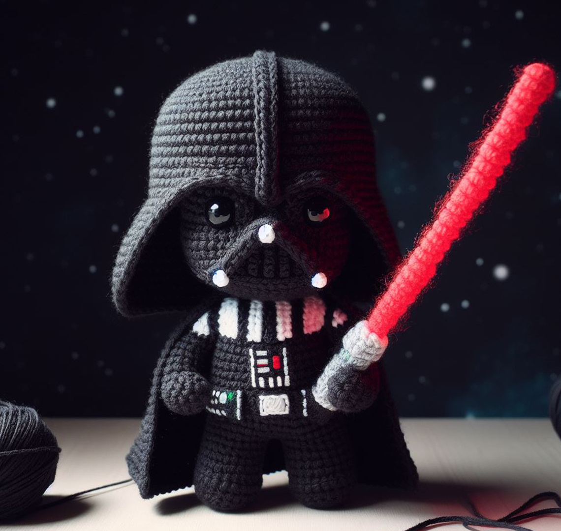 Darth Vader Amigurumi - Free Pattern - Crafts Ideas