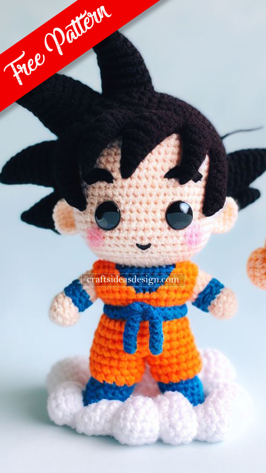 Goku Amigurumi Free Pattern Crafts Ideas