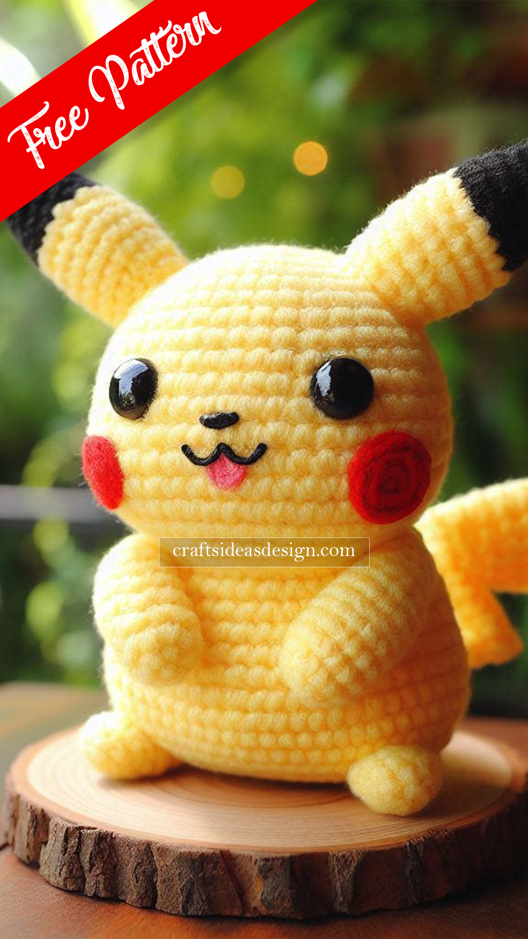 Pikachu Amigurumi - Free Pattern - Crafts Ideas