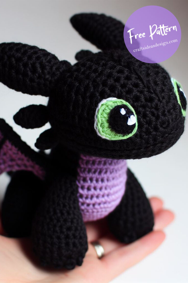 Toothless Amigurumi - Free Pattern