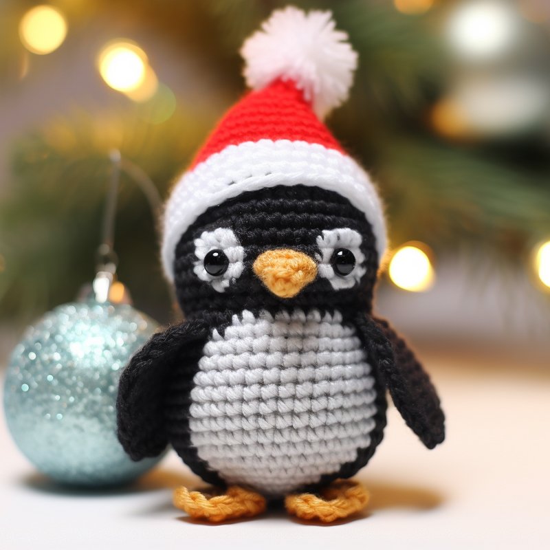 Christmas Amigurumi Penguin - Free Pattern