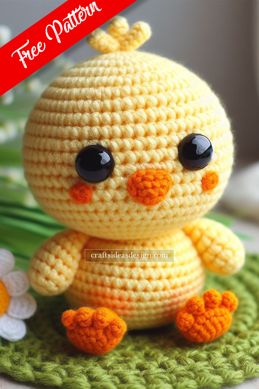 Cute Amigurumi Chick Free Pattern