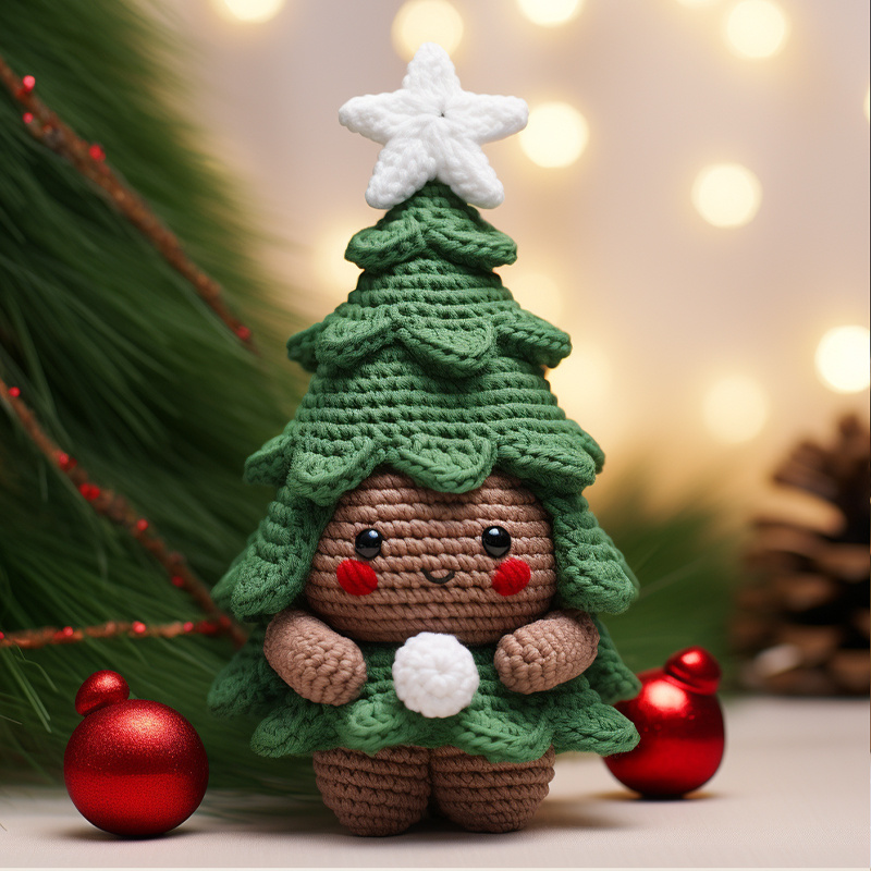 Cute Amigurumi Christmas Tree Crafts Ideas