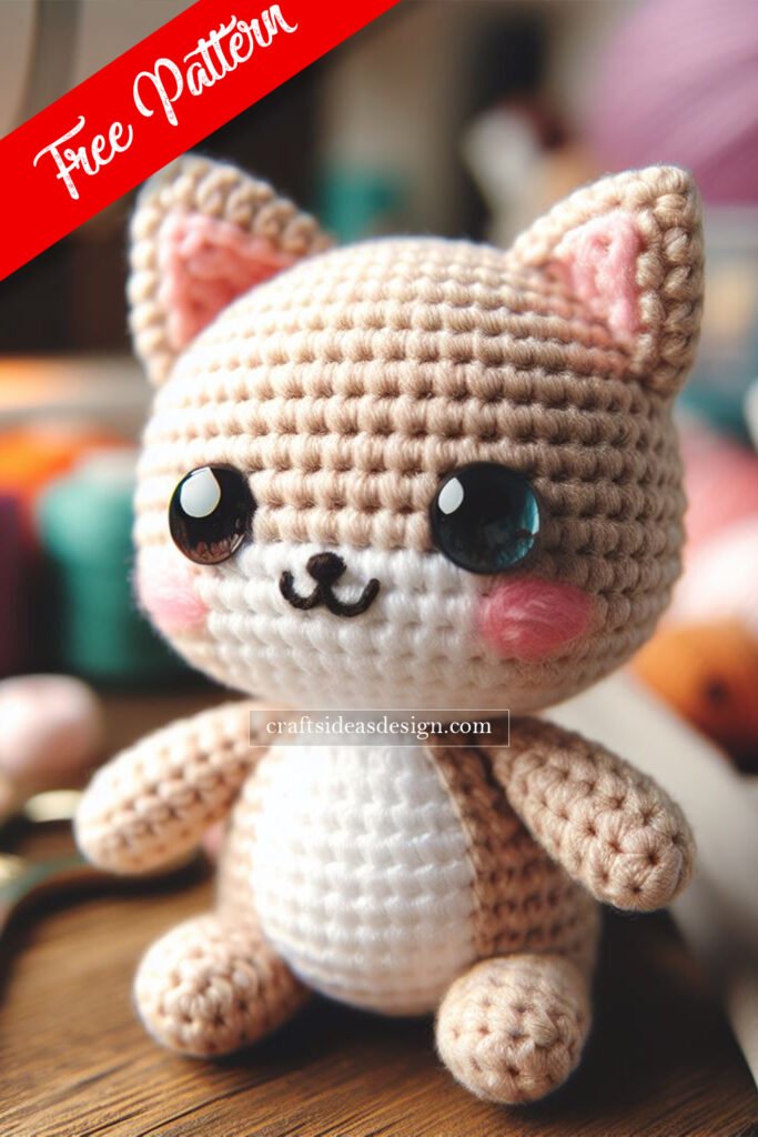 Kitten Plush Crochet PATTERN - Amigurumi - Wonder Crochet