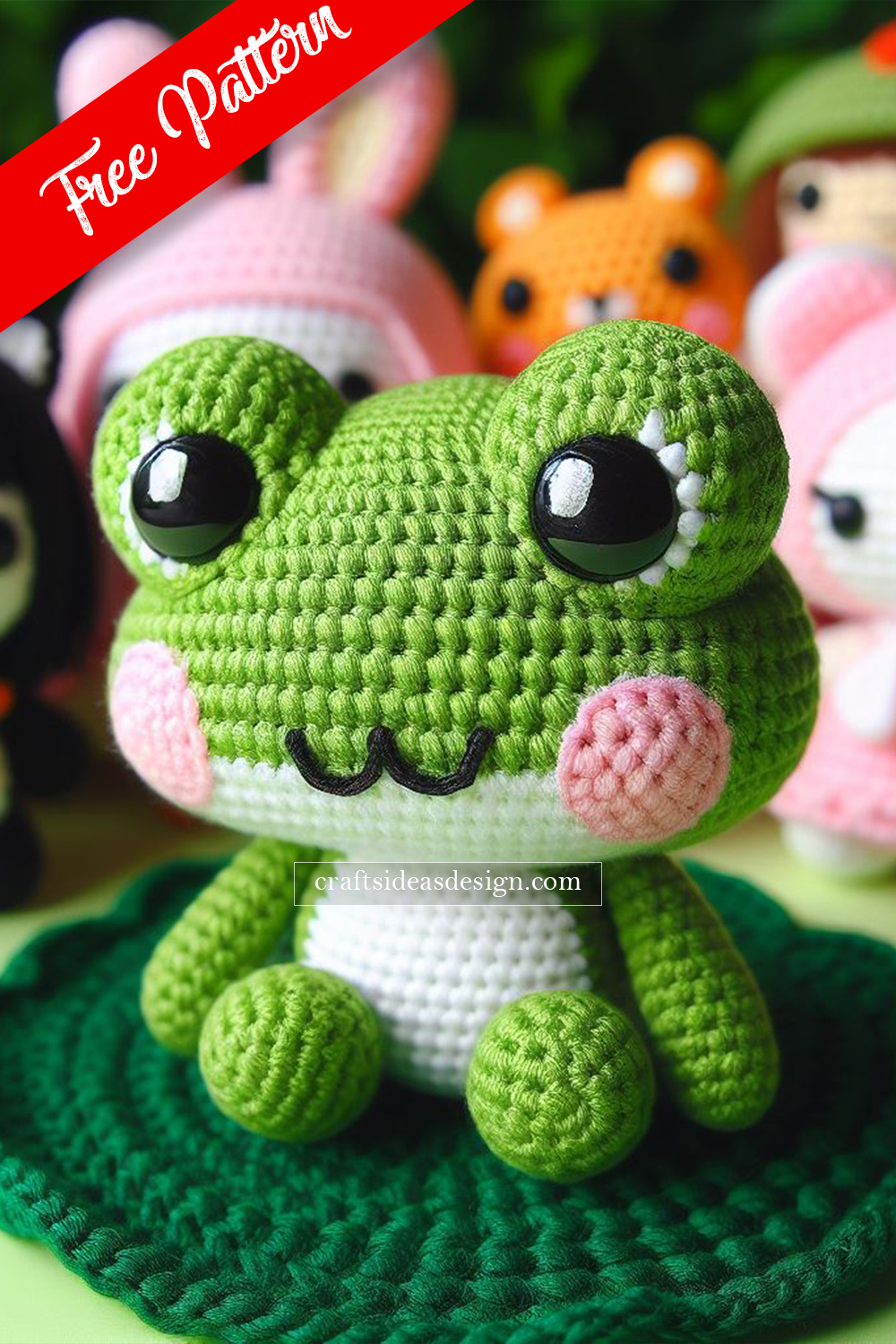 Cute Frog Amigurumi Free Pattern