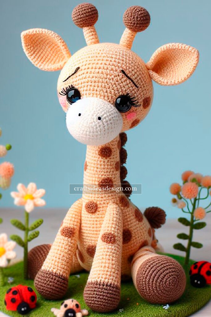 cute amigurumi giraffe