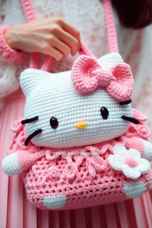 Hello Kitty Crochet Bags - Free Ideas - Crafts Ideas