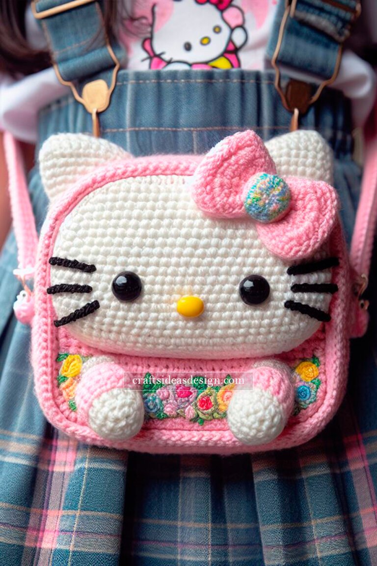 Hello Kitty Crochet Bags - Free Ideas - Crafts Ideas