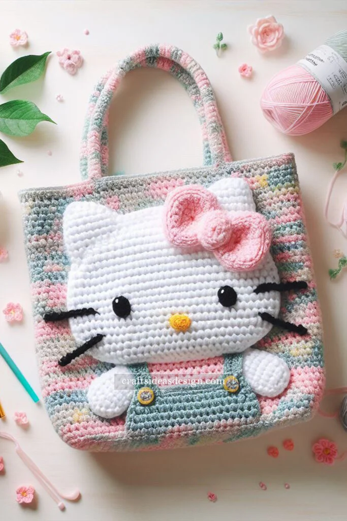 Hello Kitty Crochet Bags - Free Ideas - Crafts Ideas
