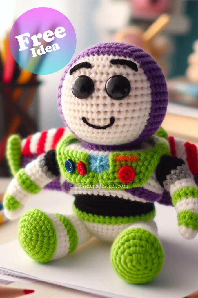 Buzz Lightyear Amigurumi - Free Idea