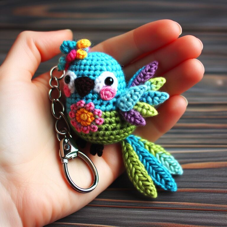 Amigurumi Bird Keychain - Free Pattern