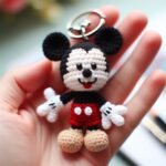 Cute Crochet Keychain Mouse