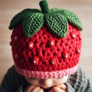 Strawberry Baby Hat