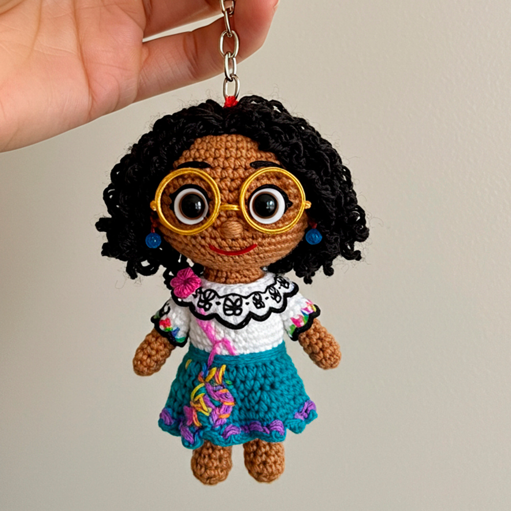Crochet Mirabel Keychain PDF + 50 Patterns Gift