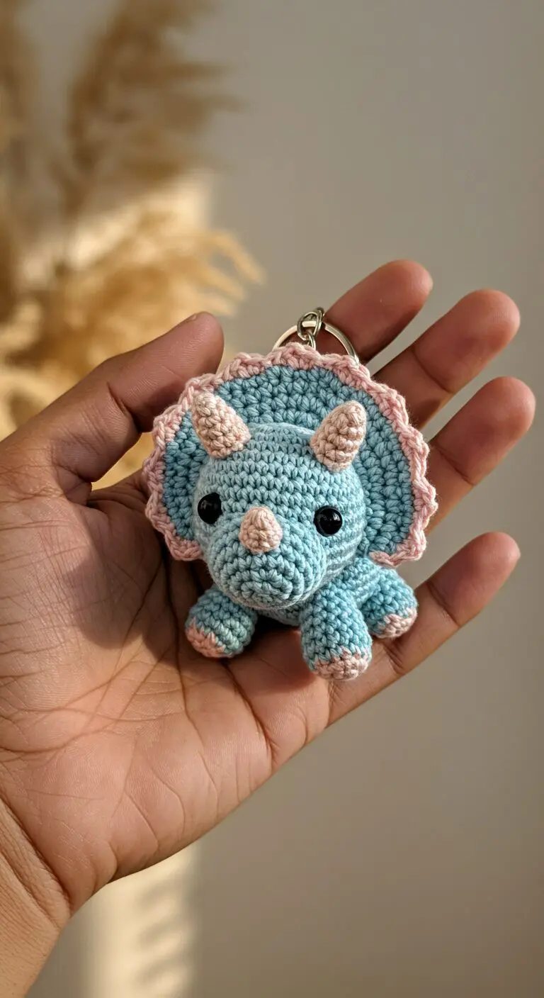 Charming Crochet Dino Keychains A Collection Of Adorable Dinosaurs