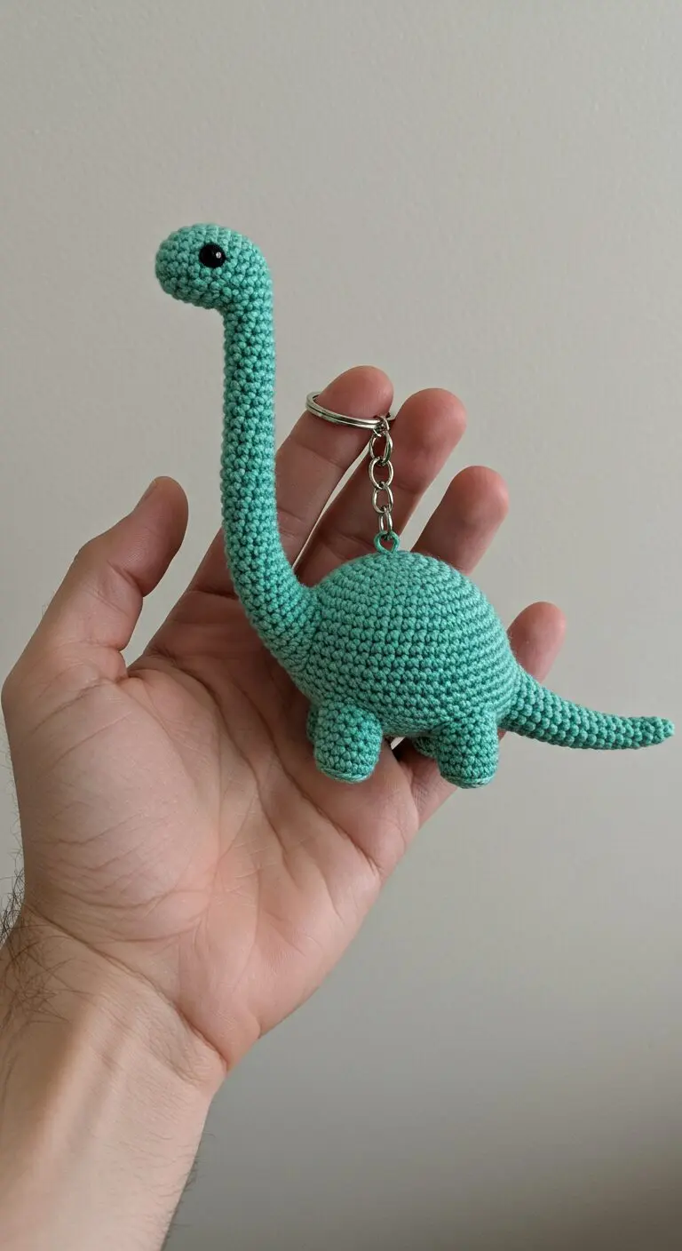 Charming Crochet Dino Keychains A Collection Of Adorable Dinosaurs