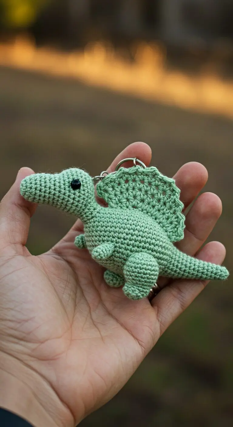 Charming Crochet Dino Keychains A Collection Of Adorable Dinosaurs