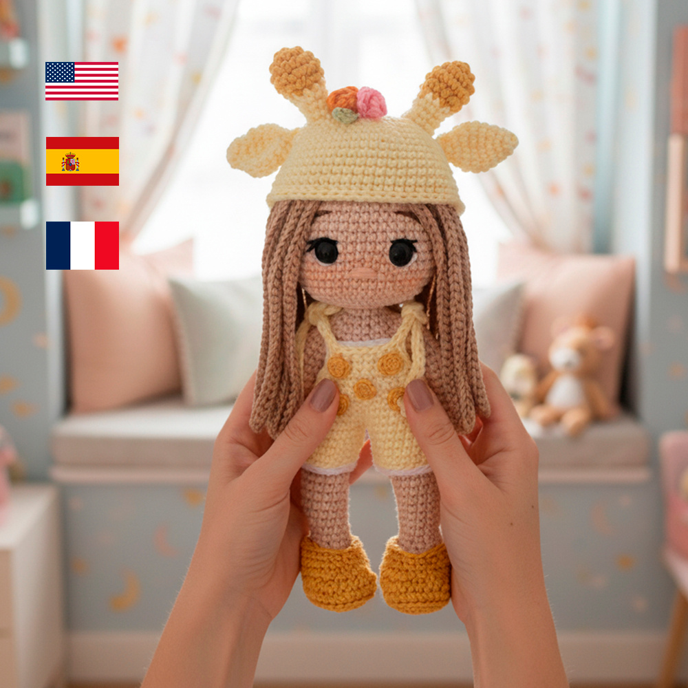 Giulia Doll Amigurumi PDF + 130 Patterns Gift