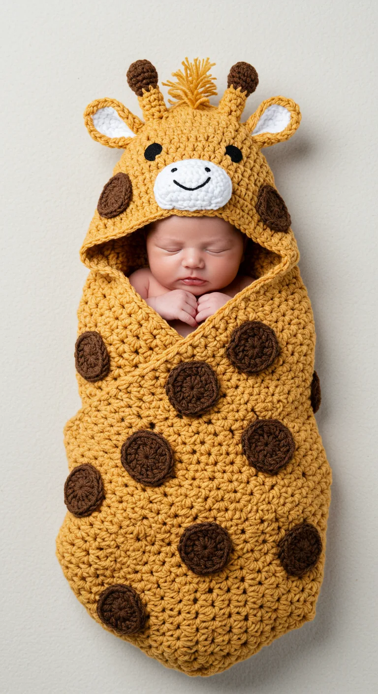 Giraffe Crochet Blanket