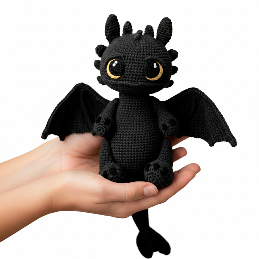 Toothless Amigurumi Pattern PDF + 130 Patterns Gift