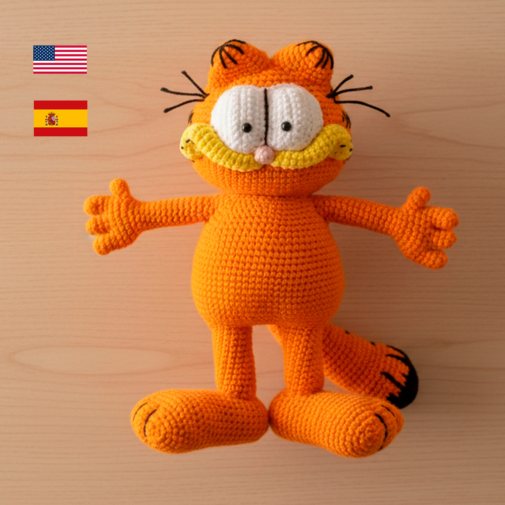 Garfield Amigurumi Pattern PDF + 130 Patterns Gift
