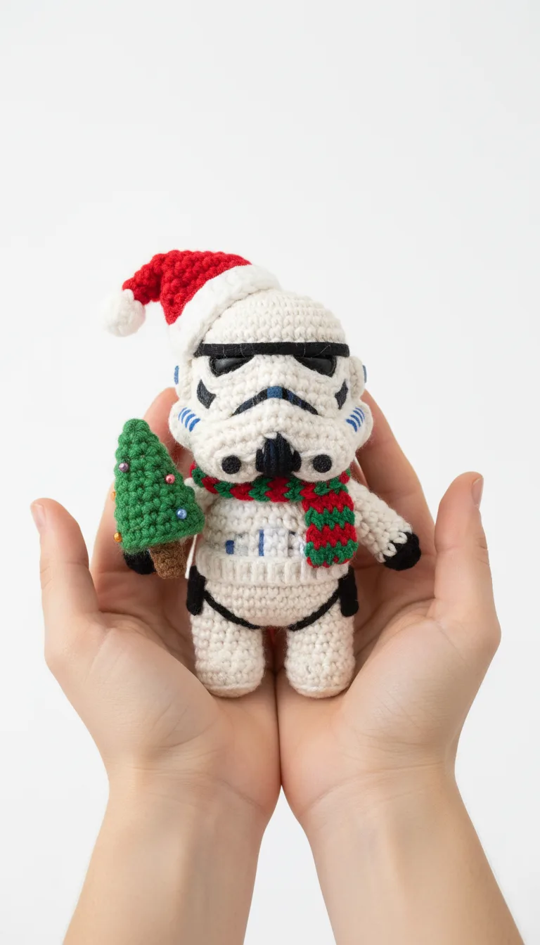 Unleash Holiday Fun Crochet Your Own Christmas Stormtrooper Amigurumi 2
