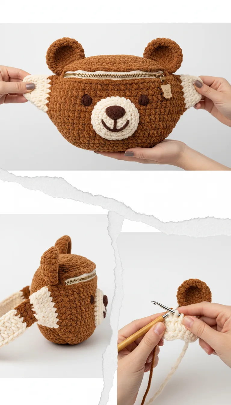Adorable Crochet Bear Fanny Pack Pattern Your New Cuddly Companion