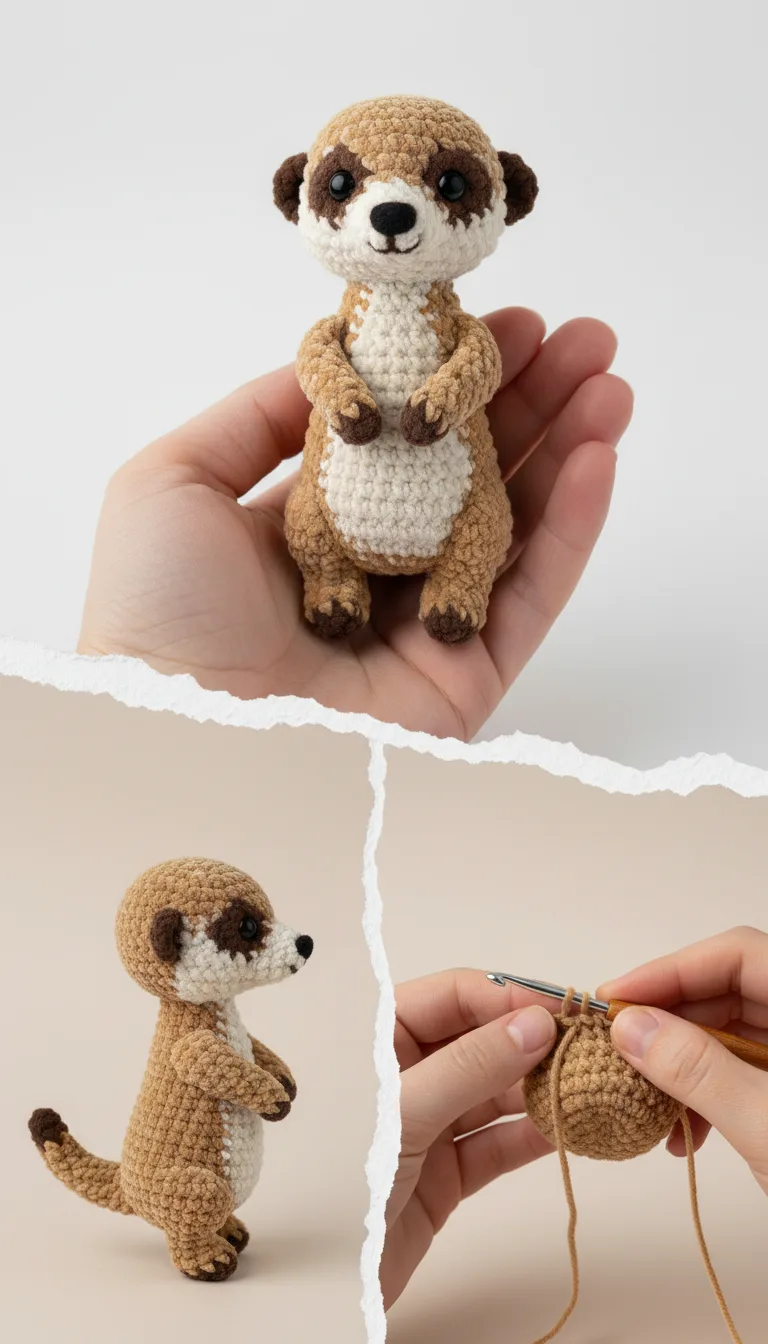 Craft Your Own Adorable Amigurumi Meerkat A Detailed Crochet Pattern
