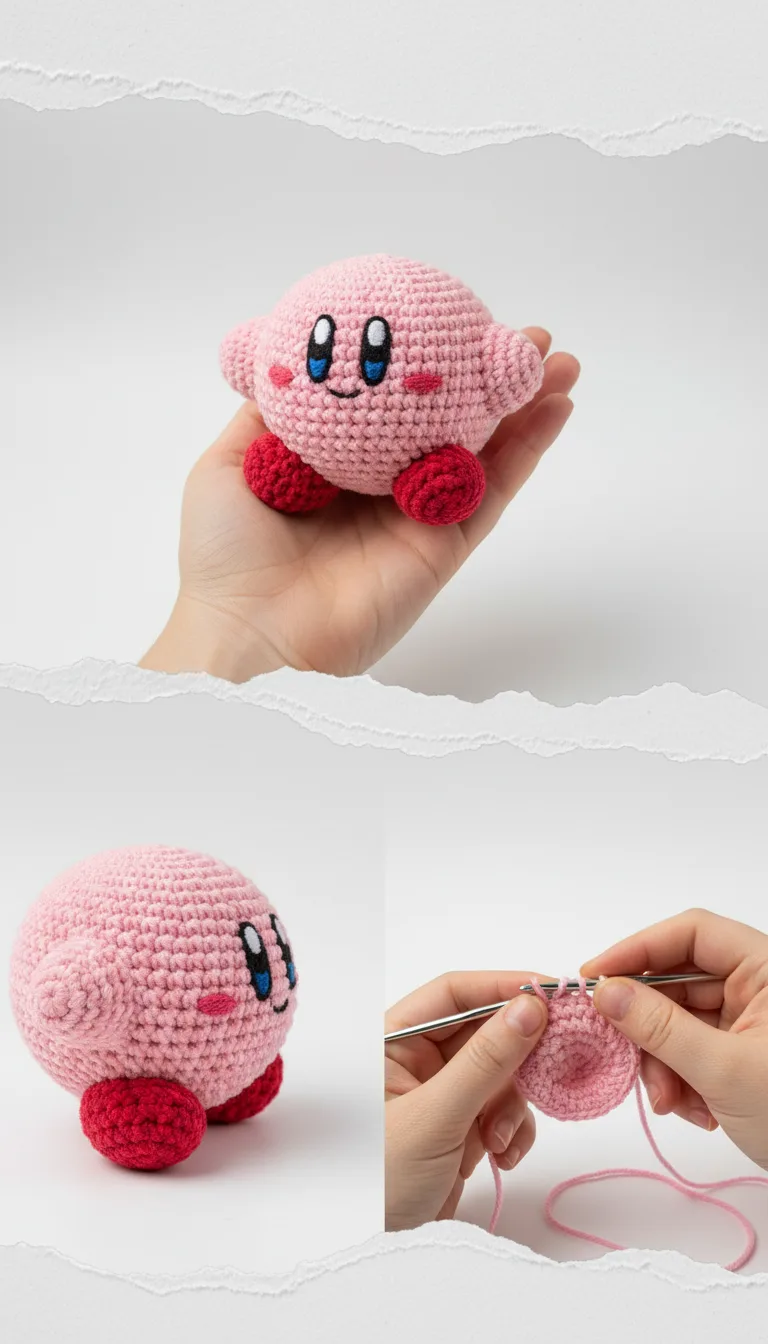 Craft Your Own Star Warrior Free Kirby Amigurumi Crochet Pattern