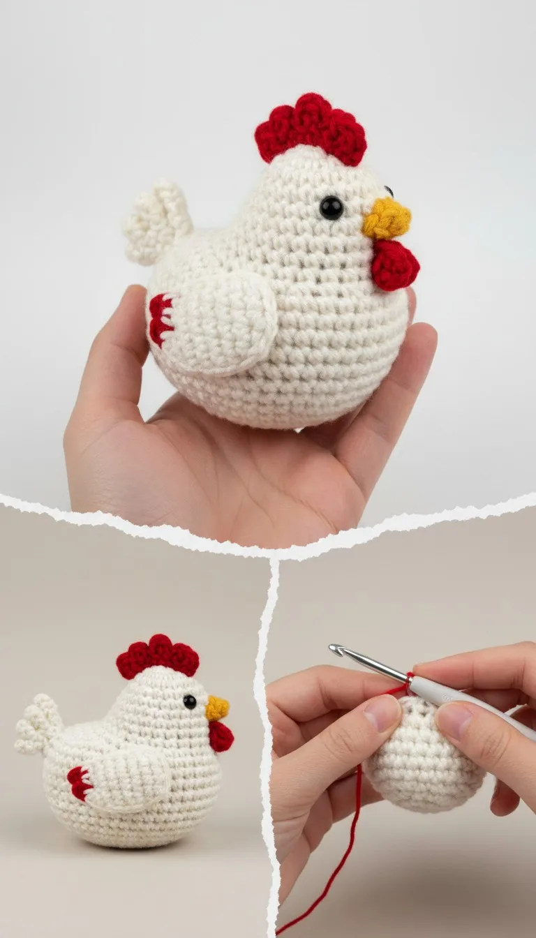 Charming Crochet Chicken Amigurumi Pattern Cluck Tastic Farm Friend