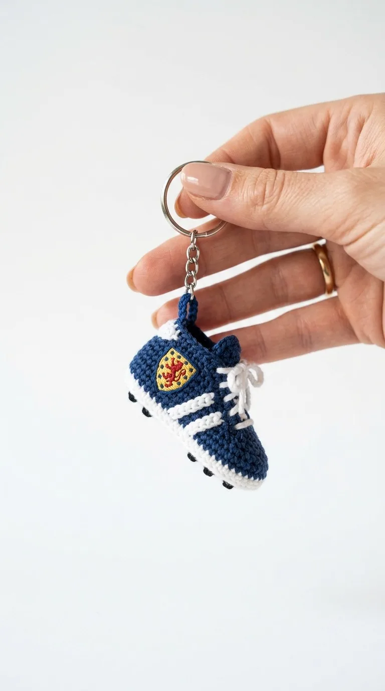 Crochet Football Boot Keychain Pattern Score A Goal With Amigurumi