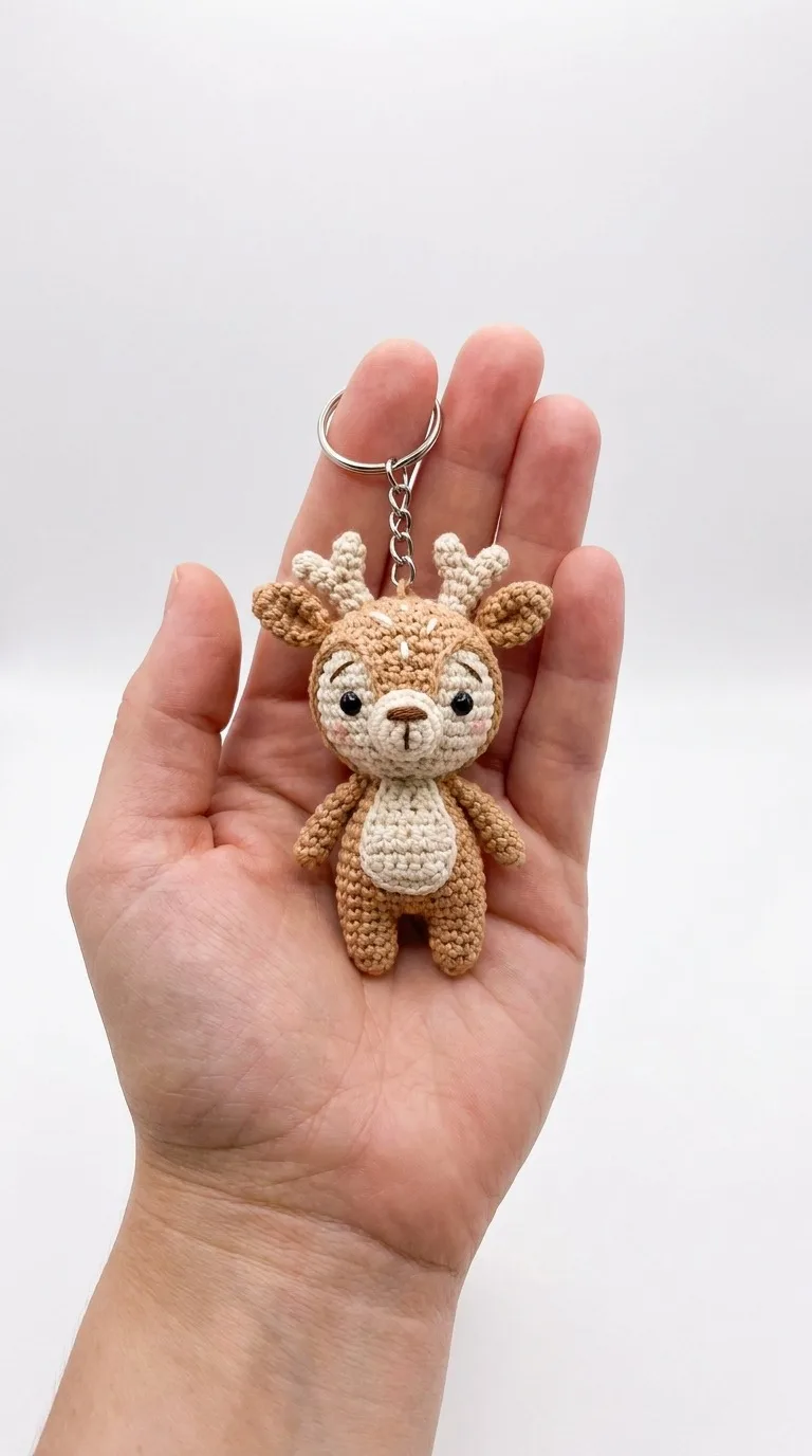 Adorable Crochet Deer Keychain Pattern Perfect Amigurumi Fawn