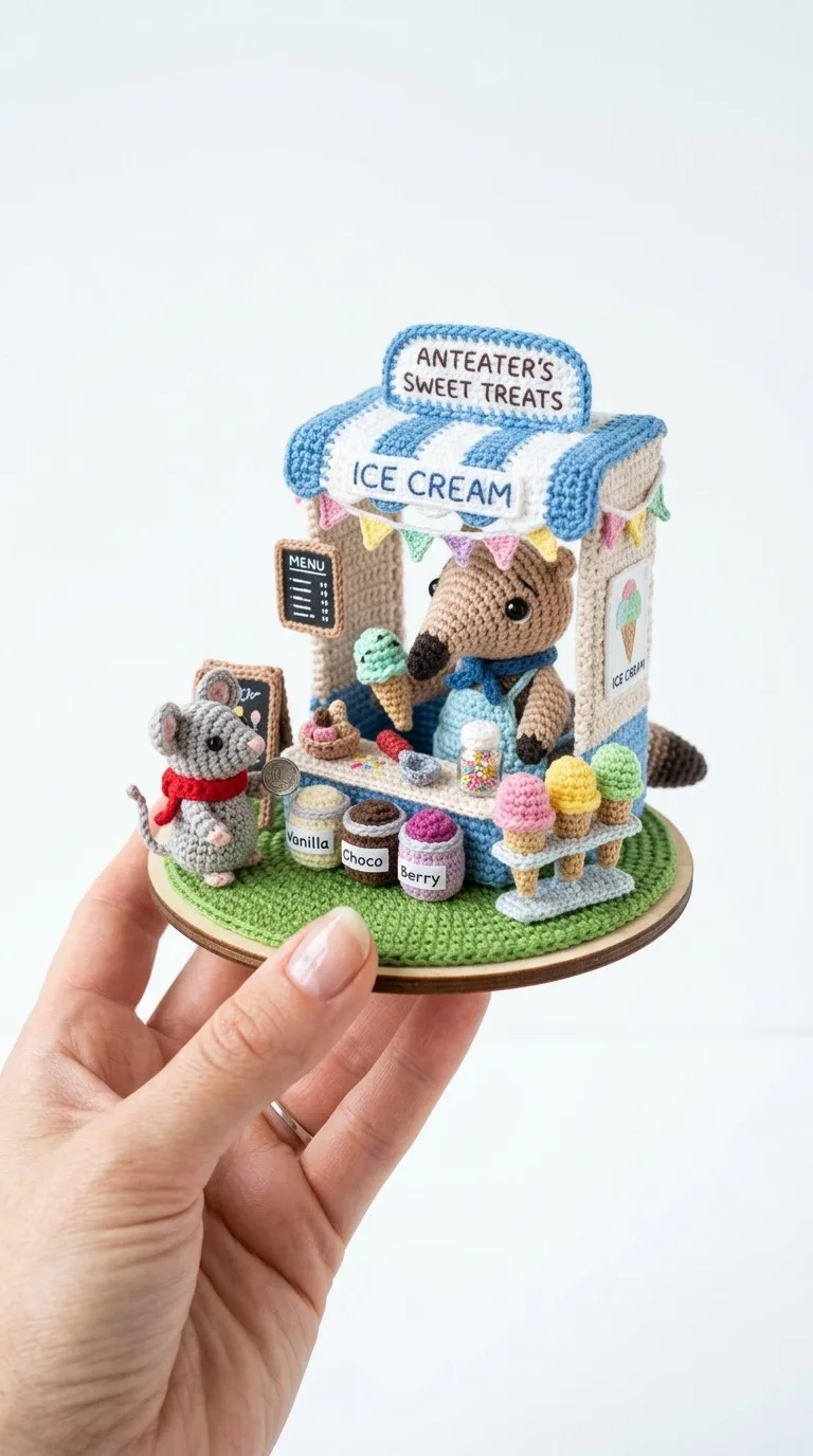 Adorable Miniature Amigurumi Mouse Crochet Pattern